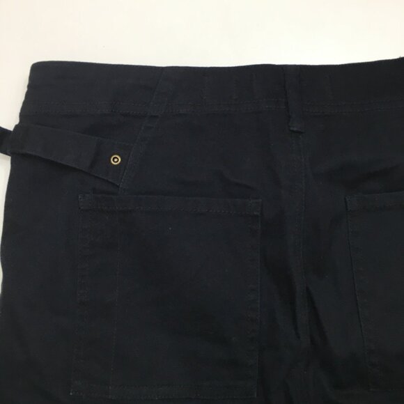 HEI HEI Anthropologie Black Buckle Belt Waist Tapered Leg Jeans - Picture 9 of 11